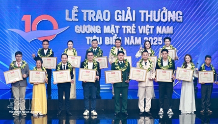 Top 10 Vietnamese Outstanding Young Faces of 2025 honored